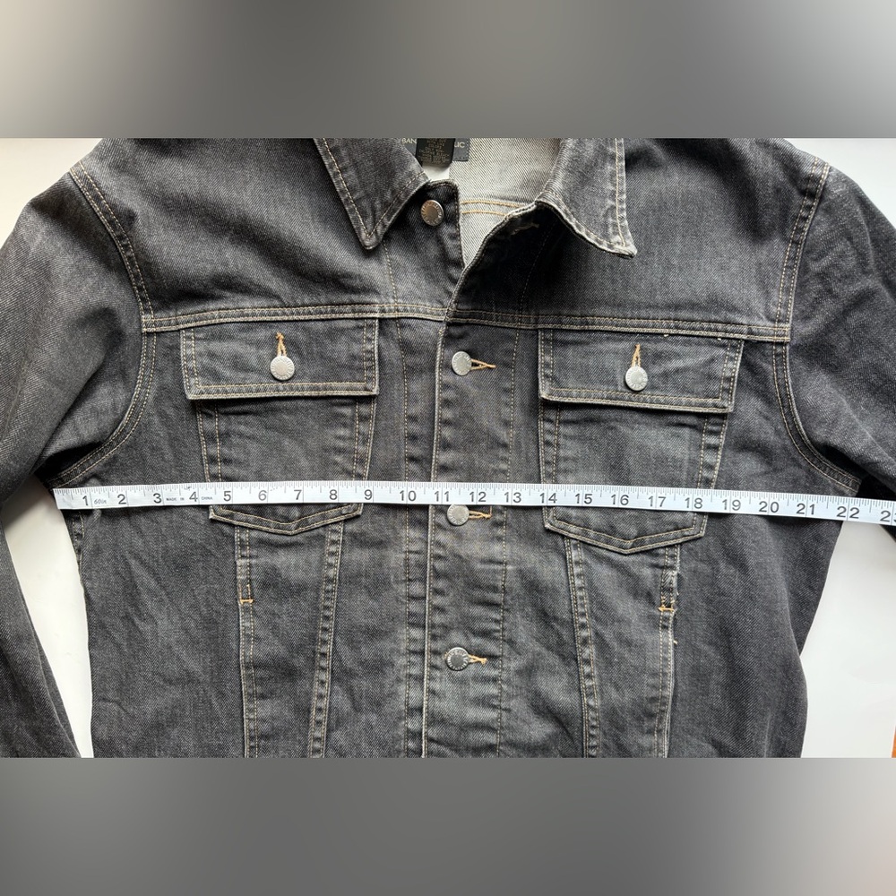 Vintage Men’s Banana Republic Black Denim Jean Jacket (Size L) - Picture 6 of 7